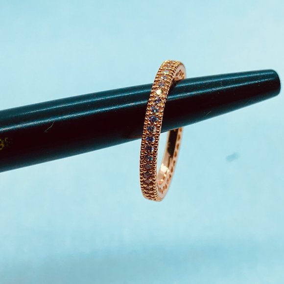 Hearts of Pandora Rose Gold Ring 190963 - Picture 3 of 5